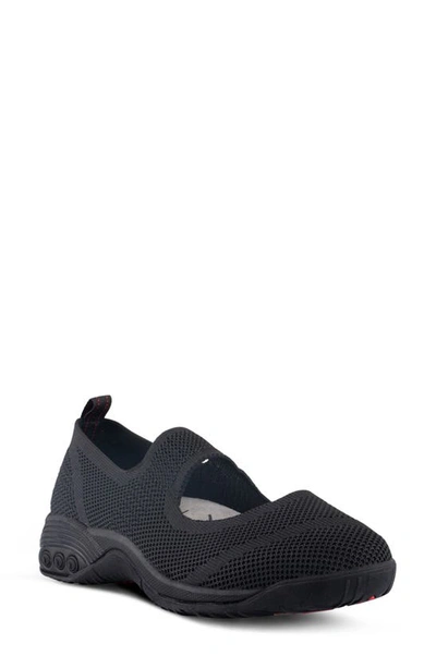 Therafit Lily Mesh Slip-on Shoe In Black