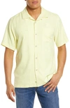 Tommy Bahama Tropic Isle Short Sleeve Button-up Silk Camp Shirt In Monet Moon