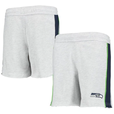 Outerstuff Kids' Youth Heathered Gray Seattle Seahawks Wingback Shorts