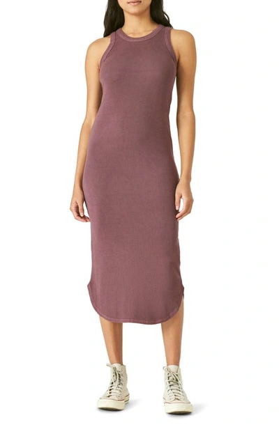 Lucky Brand Sleeveless Bodycon Dress In Huckleberry