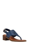 Tommy Hilfiger Women's Olaya Low Heeled Sandals Women's Shoes In Dark Blue