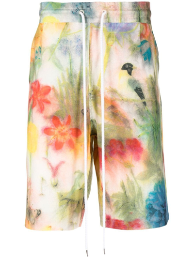 Destin Floral-print Bermuda Shorts In Multicolor