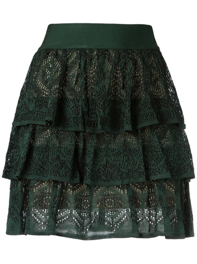 Cecilia Prado Knit Ruffled Skirt