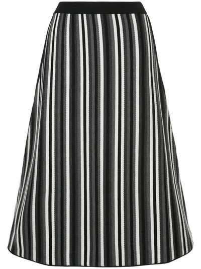 Antonio Marras Knitted Stripe Skirt In 91