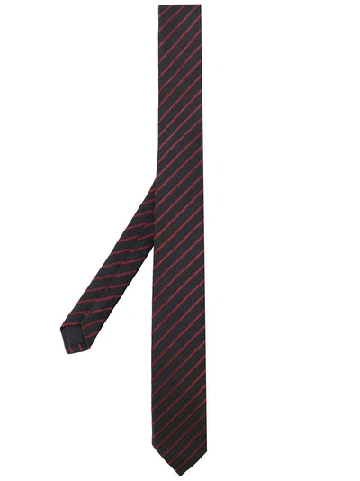 Saint Laurent Diagonal Stripe Tie