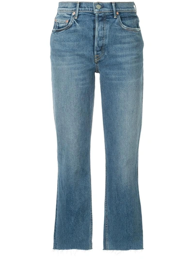Grlfrnd Helena Straight Cropped Jeans