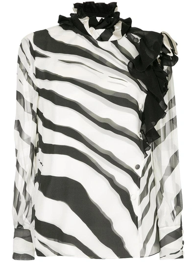Lanvin Zebra Print Blouse