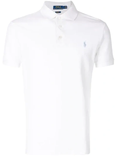Polo Ralph Lauren Slim Fit Polo Shirt In White