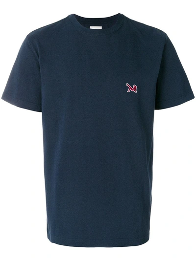 Calvin Klein Jeans Est.1978 Appliqué Patch T-shirt In Blue