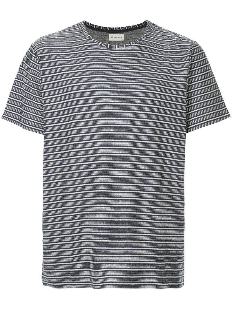 Oliver Spencer Conduit Striped T-shirt | ModeSens