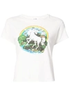 Re/done The Classic Unicorn Cotton T-shirt In White