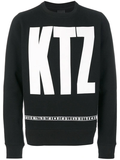 Ktz Logo Sweatshirt In Black