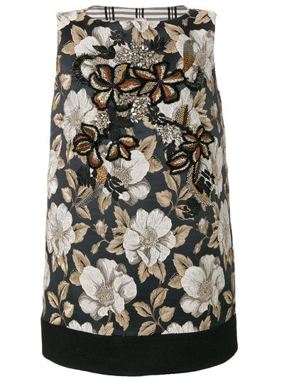 Antonio Marras Bead-embellished Jacquard Dress