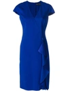 Versace Ruffle-trimmed Dress