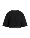 Sportmax Black Cotton Sweatshirt