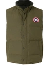 Canada Goose Slim-fit Padded Gilet In Green