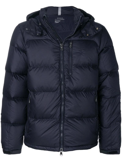 Polo Ralph Lauren Quilted Down Jacket In Blue