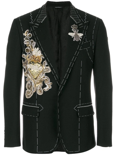 Dolce & Gabbana Embroidered Applique Jacket
