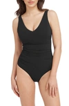 Sea Level D- & Dd-cup One-piece Swimsuit In Black