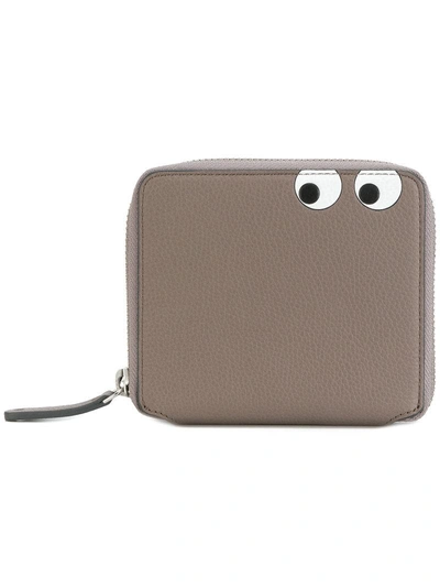 Anya Hindmarch Eyes Zip-around Wallet - Grey