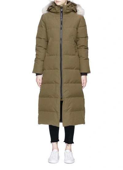 Canada Goose 'mystique' Coyote Fur Hooded Long Down Puffer Parka
