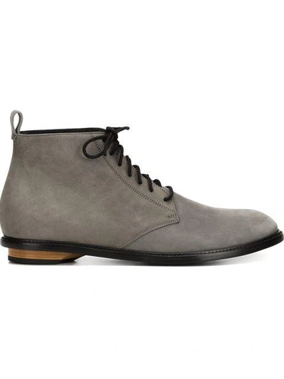 Valas Lace-up Boots - Grey