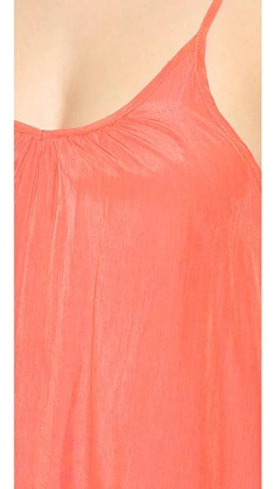 One By Pink Stitch One By Resort Maxi Dress In Coral