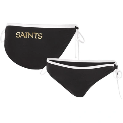 G-iii 4her By Carl Banks Black New Orleans Saints Perfect Match Bikini Bottom