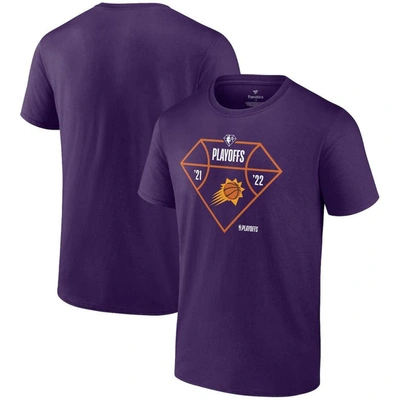 Fanatics Branded Purple Phoenix Suns 2022 Nba Playoffs Diamond Tip Off T-shirt