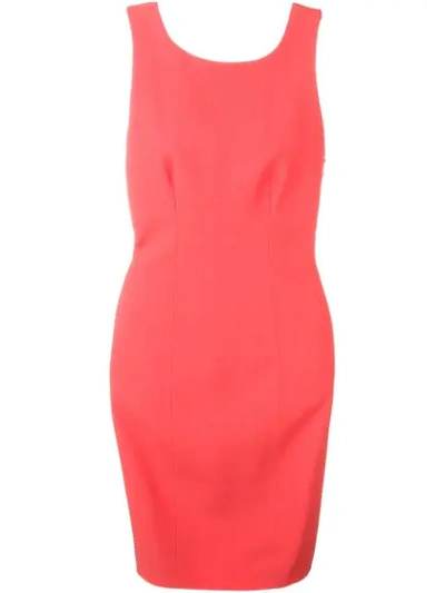 Roberto Capucci Open Back Tube Dress In Pink