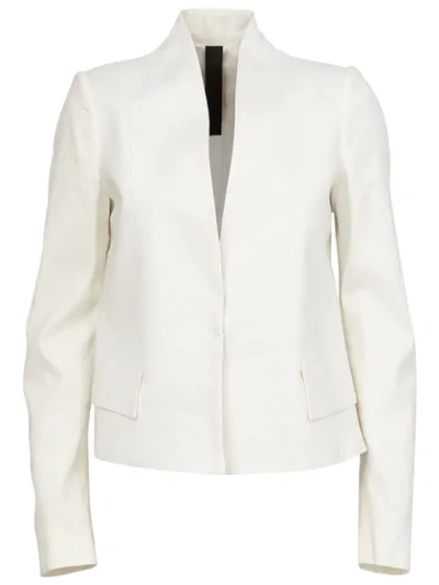 Ilaria Nistri Structured Blazer In White