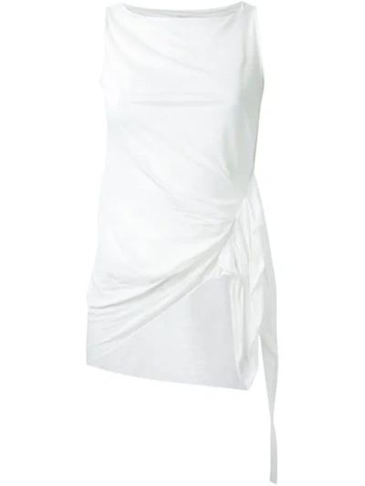 Forme D'expression 'pleated' Tank Top In White