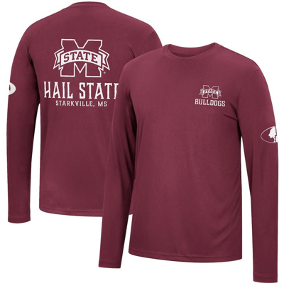 Colosseum Maroon Mississippi State Bulldogs Mossy Oak Spf 50 Performance Long Sleeve T-shirt