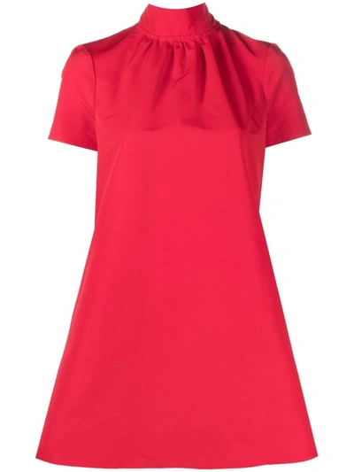 Staud Mini Ilana Dress In Red