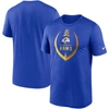Nike Men's Dri-fit Icon Legend (nfl Los Angeles Rams) T-shirt In Blue