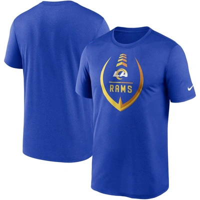 Nike Men's Dri-fit Icon Legend (nfl Los Angeles Rams) T-shirt In Royal