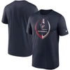 Nike Men's Dri-fit Icon Legend (nfl Houston Texans) T-shirt In Navy