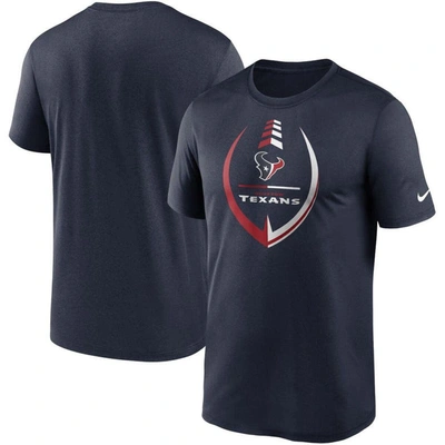 Nike Men's Dri-fit Icon Legend (nfl Houston Texans) T-shirt In Blue