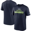 Nike Men's Dri-fit Community Legend (nfl Seattle Seahawks) T-shirt In Blue