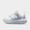 Nike Crater Impact Baby/toddler Shoes In White,aura,summit White,metallic Silver