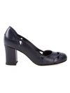 Sarah Chofakian Bruxelas Leather Pumps In Black