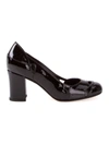 Sarah Chofakian Chunky Heel Pumps In Black