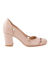 Sarah Chofakian Chunky Heel Pumps In Neutrals