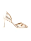 Sarah Chofakian Dancing House 75mm Metallic Pumps