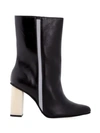 Studio Chofakian Chunky Heel Boots In Black