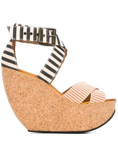 Minimarket 'wati' Wedge Sandals In Black