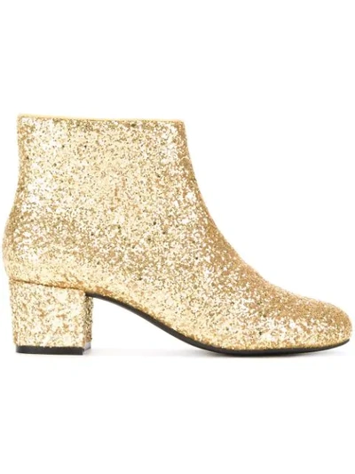 Macgraw Lucky Glitter Ankle-boots In Yellow
