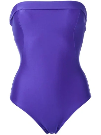 Lygia & Nanny Strapless Swimsuit In Blue