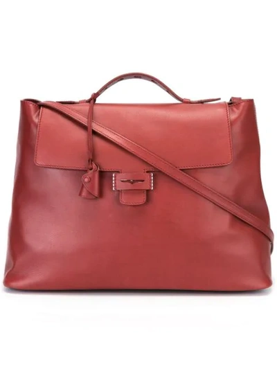 Myriam Schaefer Large Shoulder Bag In Red