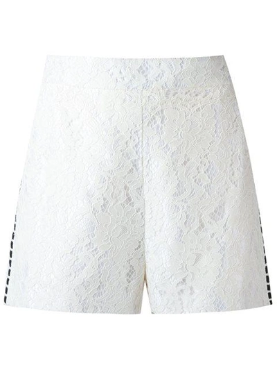 Martha Medeiros Lace Shorts In White